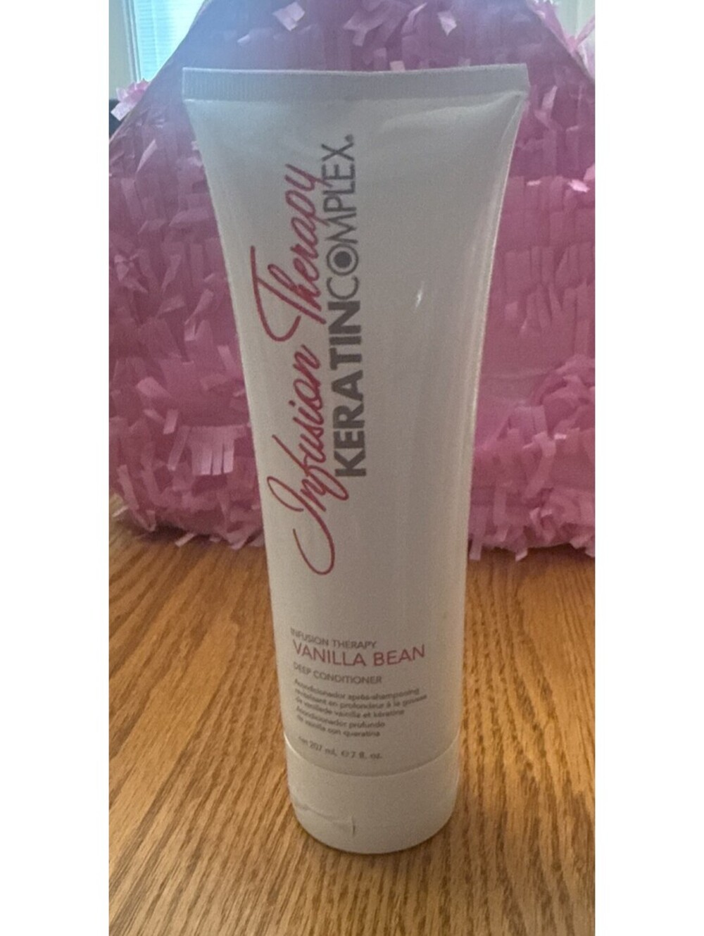Infusion Therapy Deep Conditioner Keratin Vanilla Bean Vanilla Scent 200 mL